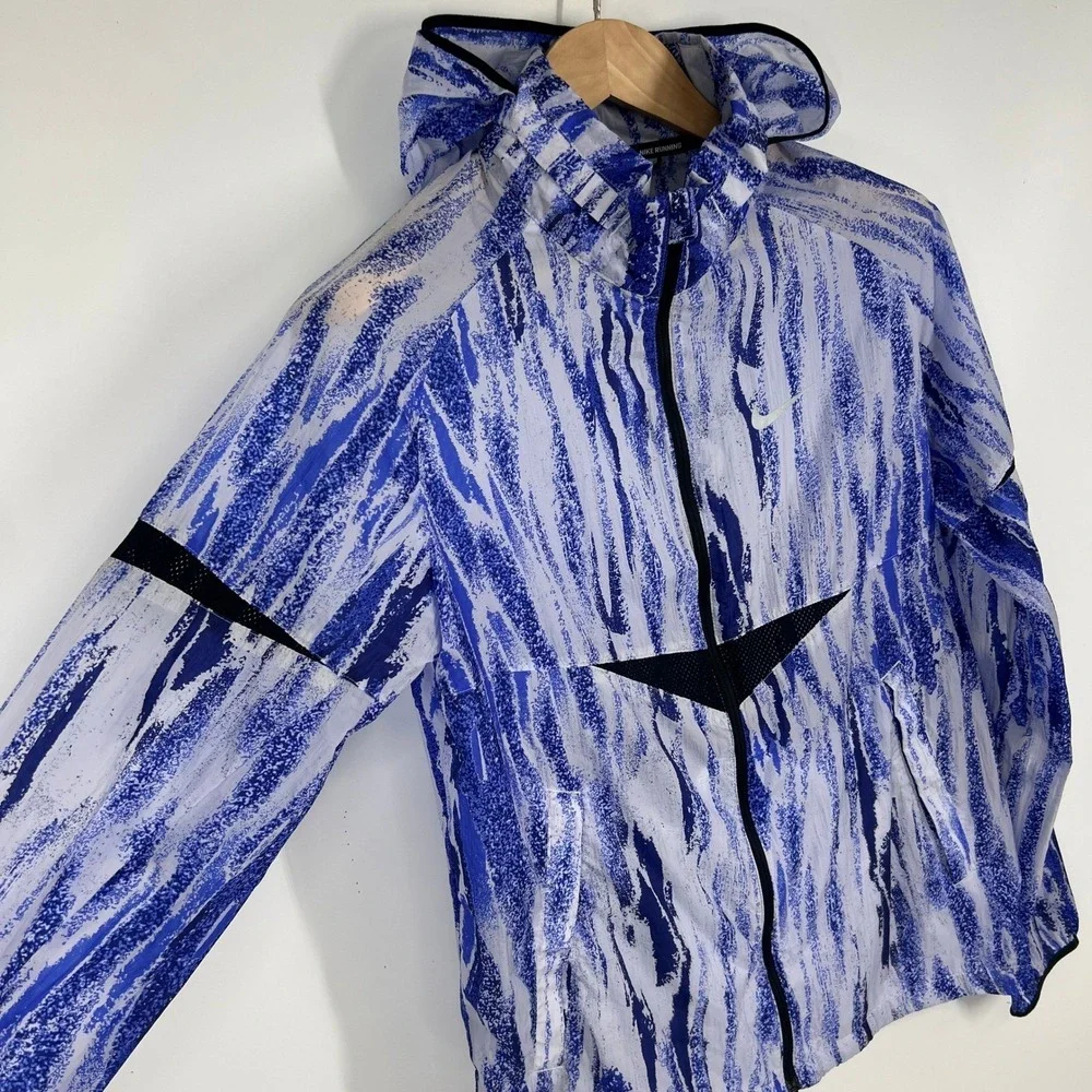 Men's‎ Nike Windrunner Wild Run Running Windbreaker Jacket S Blue DA1161-057 - Picture 9 of 13